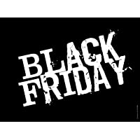 akrocard Cartel Resistente PVC - Black Friday - Señaletica de Aviso - Ideal para Colgar